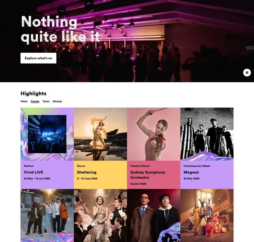 Entertainment Marketing Agency in Website Highlight page Made By Anayka Infotech