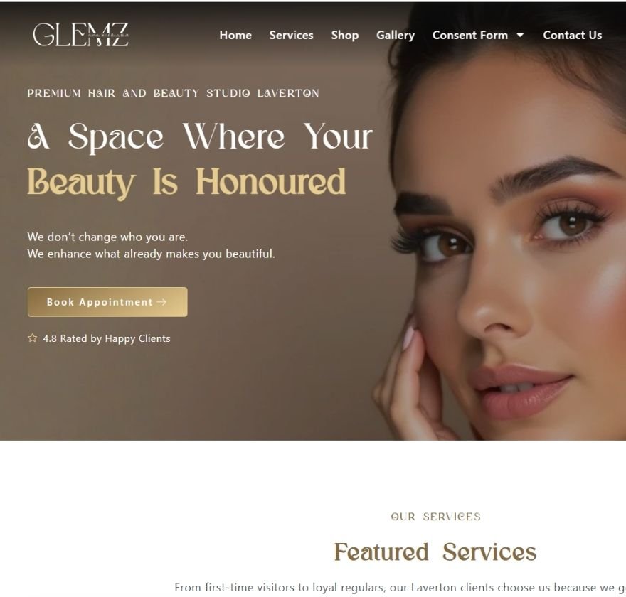 Websites Made by Anayka Infotech Of Beauty & Cosmetic Marketing Agency