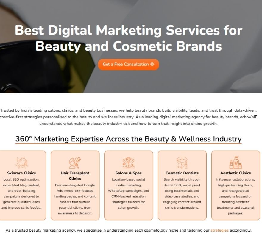 Best digital Marketing Service Of Beauty & Cosmetic Marketing Agency