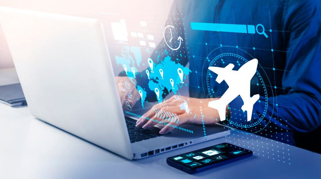 Search for air travel information from Travel Marketing Agency